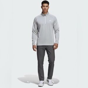 Grey Adidas 1/4 zip sweatshirt